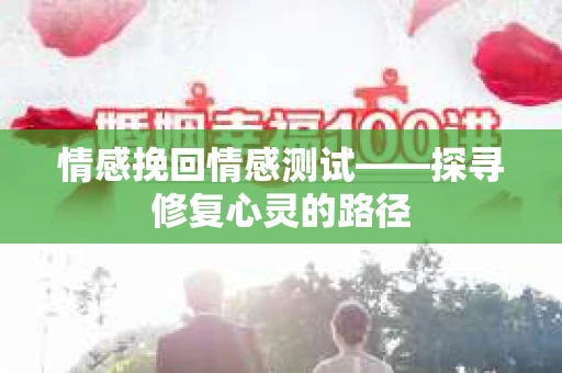 情感挽回情感测试——探寻修复心灵的路径
