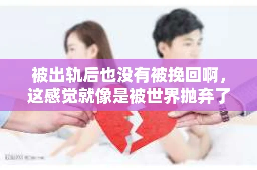 被出轨后也没有被挽回啊，这感觉就像是被世界抛弃了一样。我曾经也经历过这样的事情，那种心如刀割的痛，至今仍记忆犹新。今天，我想和大家聊聊这个话题，希望能给那些正在经历或者曾经经历过类似痛苦的人一些安慰和帮助。