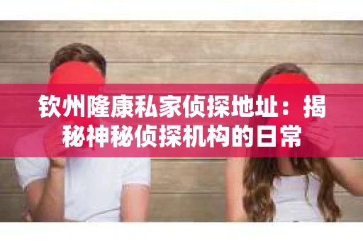 钦州隆康私家侦探地址：揭秘神秘侦探机构的日常