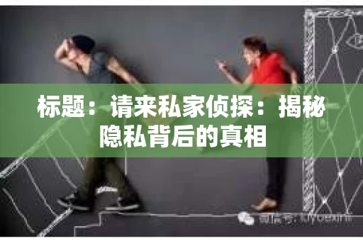 标题：请来私家侦探：揭秘隐私背后的真相