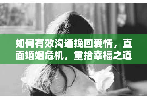 如何有效沟通挽回爱情，直面婚姻危机，重拾幸福之道