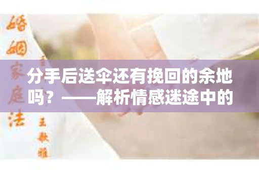 分手后送伞还有挽回的余地吗？——解析情感迷途中的决策