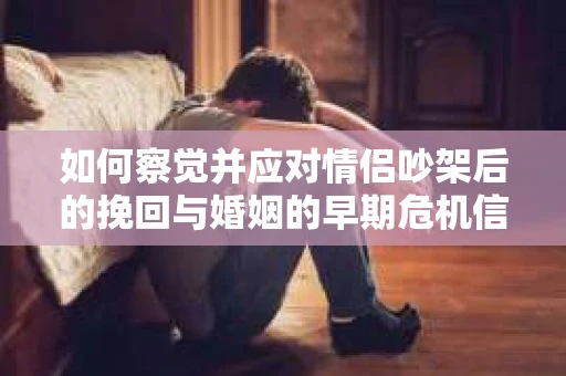 如何察觉并应对情侣吵架后的挽回与婚姻的早期危机信号？