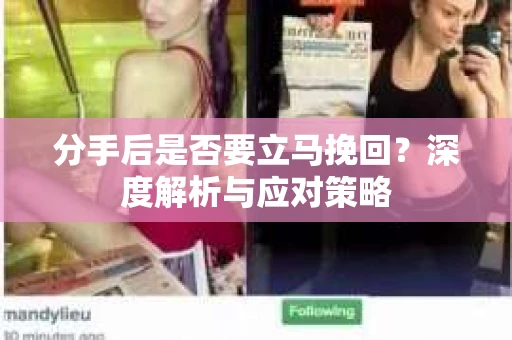 分手后是否要立马挽回？深度解析与应对策略