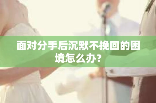 面对分手后沉默不挽回的困境怎么办？