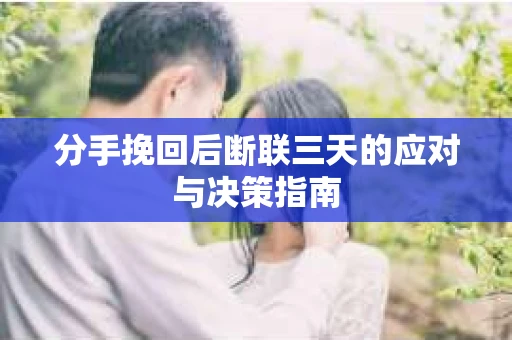 分手挽回后断联三天的应对与决策指南